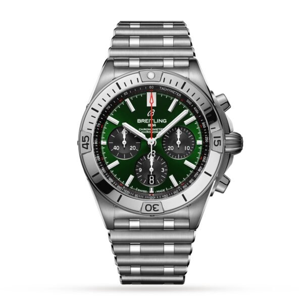 Breitling Chronomat B01 42 Stainless Steel - Green AB0134101L1A1