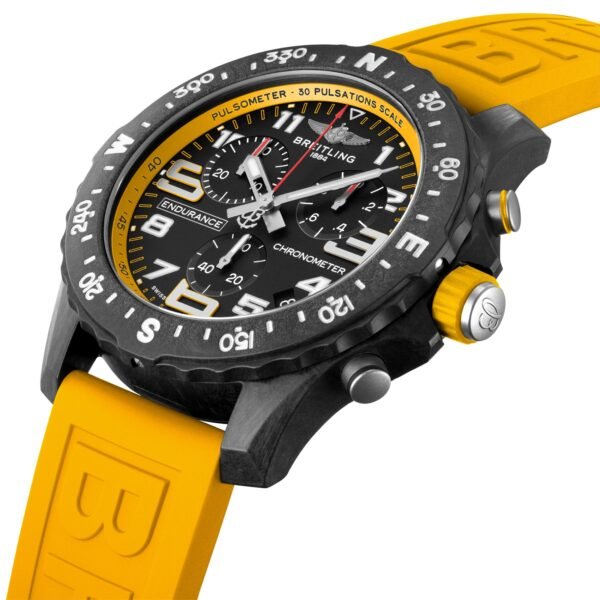 Breitling Endurance Pro 44mm Mens Watch Yellow X82310A41B1S1