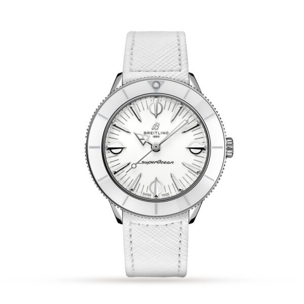 Breitling Superocean Heritage -57 Pastel Paradise White 38mm Ladies Watch A10340A71A1X1