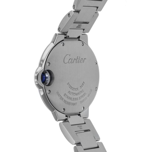 Cartier Ballon Bleu De Cartier Watch 33mm Automatic Steel Diamonds W4BB0016