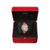 Cartier Ballon Bleu de watch 33 mm pink gold diamonds leather WJBB0033