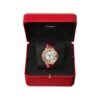 Cartier Ballon Bleu de watch 36 mm rose gold diamonds leather WJBB0034