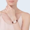 Cartier Ballon Bleu de watch 36 mm rose gold diamonds leather WJBB0034