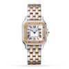 Cartier Panthère De Cartier Watch Medium Model Quartz Rose Gold Steel Diamonds W3PN0007