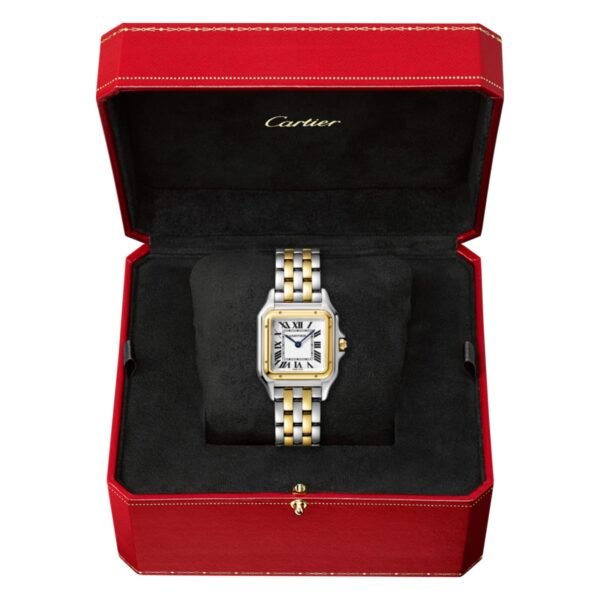 Cartier Panthère De Cartier Watch Medium Model Quartz Yellow Gold Steel W2PN0007
