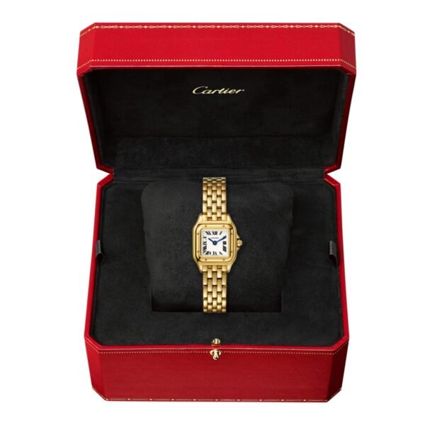Cartier Panthère De Cartier Watch Mini Model Quartz Yellow Gold WGPN0016