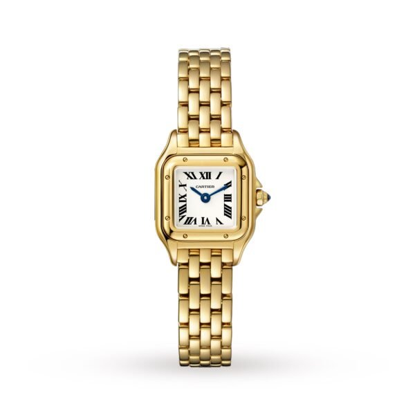 Cartier Panthère De Cartier Watch Mini Model Quartz Yellow Gold WGPN0016