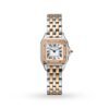 Cartier Panthère De Cartier Watch Small Model Quartz Rose Gold Steel Diamonds W3PN0006