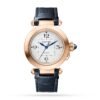 Cartier Pasha De Cartier Watch 35mm Automatic Pink Gold 2 Interchangeable Leather Straps WGPA0014