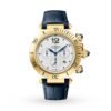 Cartier Pasha de Cartier 41 mm chronograph automatic movement 18K yellow gold interchangeable leather straps WGPA0017