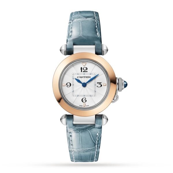 Cartier Pasha de Cartier Watch 30mm Quartz Interchangeable Metal And Leather Straps W2PA0007