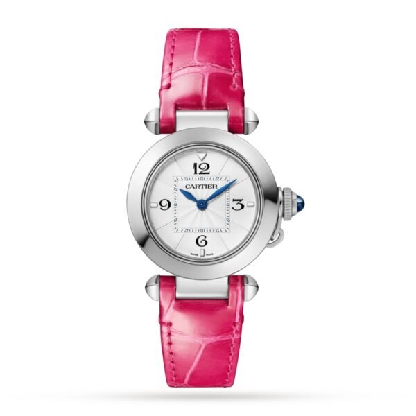 Cartier Pasha de Cartier Watch 30mm Quartz Steel Interchangeable Metal And Leather Straps WSPA0021