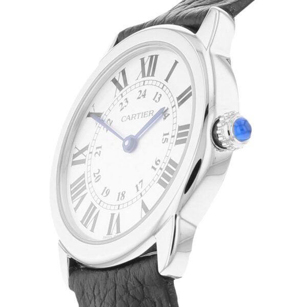 Cartier Ronde Solo De Cartier Watch 29mm Quartz Steel Leather WSRN0019