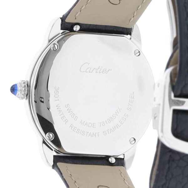 Cartier Ronde Solo De Cartier Watch 29mm Quartz Steel Leather WSRN0019