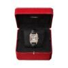 Cartier Santos-Dumont Watch Small Model Quartz Pink Gold Steel Leather W2SA0012