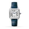 Cartier Santos-Dumont Watch Small Model Quartz Steel Leather WSSA0023