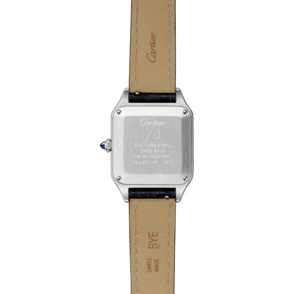 Cartier Santos-Dumont Watch Small Model Quartz Steel Leather WSSA0023