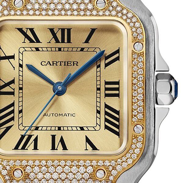 Cartier Santos de Cartier medium model mechanical movement with automatic winding W3SA0007