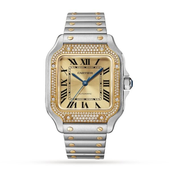 Cartier Santos de Cartier medium model mechanical movement with automatic winding W3SA0007
