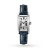 Cartier Tank Américaine Watch Small Model Quartz Steel Leather WSTA0016/WSTA0043