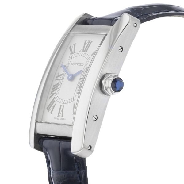 Cartier Tank Américaine Watch Small Model Quartz Steel Leather WSTA0016/WSTA0043