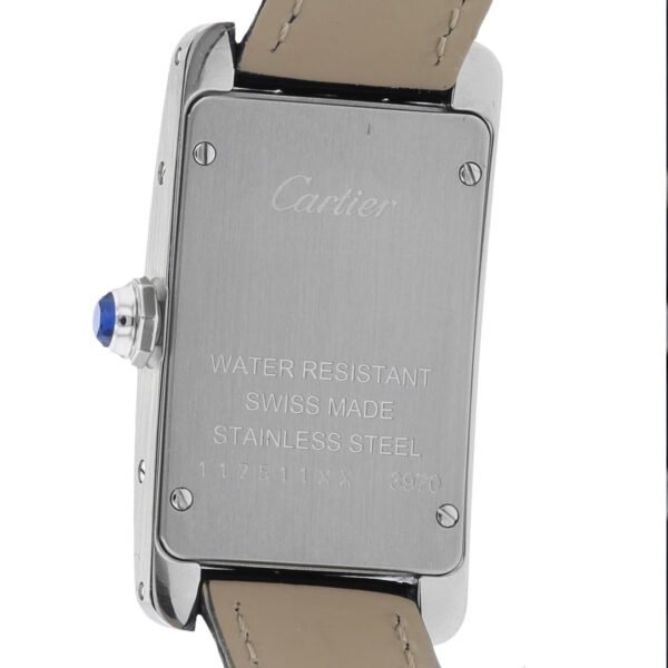 Cartier Tank Américaine Watch Small Model Quartz Steel Leather WSTA0016/WSTA0043