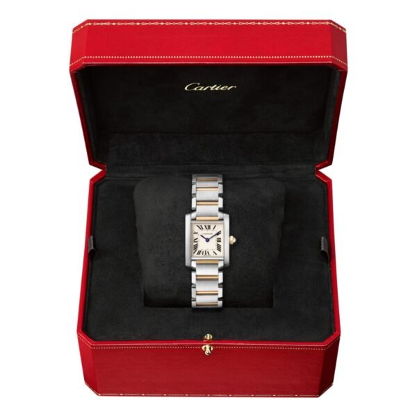 Cartier Tank Française Watch Small Model Quartz Steel W51007Q4