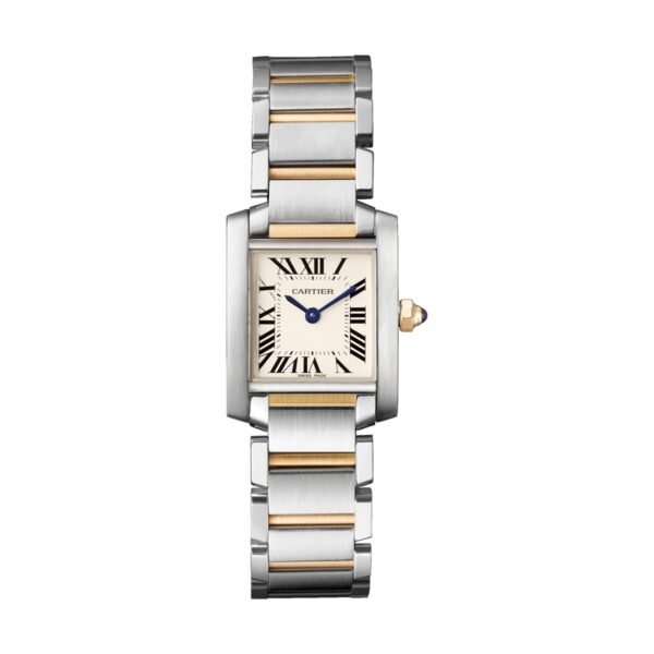 Cartier Tank Française Watch Small Model Quartz Steel W51007Q4