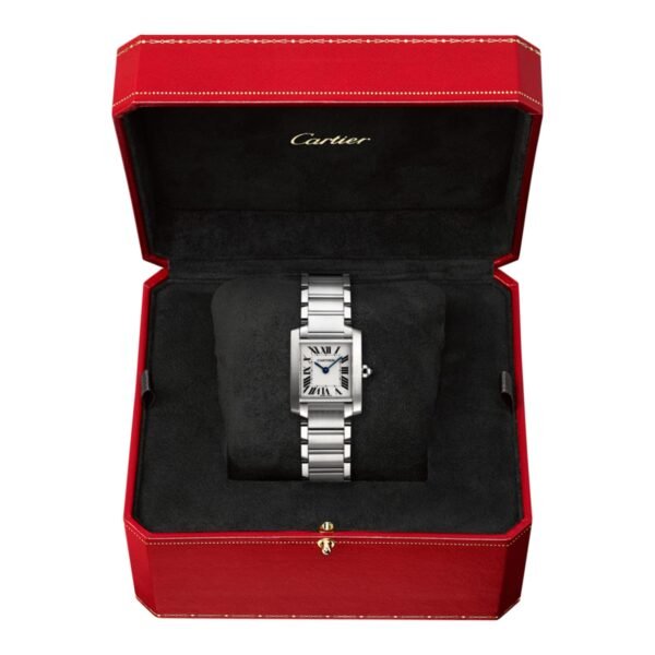 Cartier Tank Française Watch Small Model Quartz Steel W51008Q3