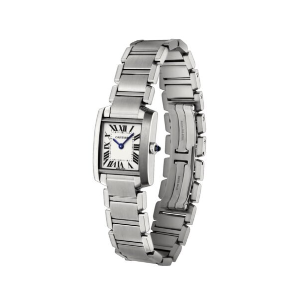 Cartier Tank Française Watch Small Model Quartz Steel W51008Q3
