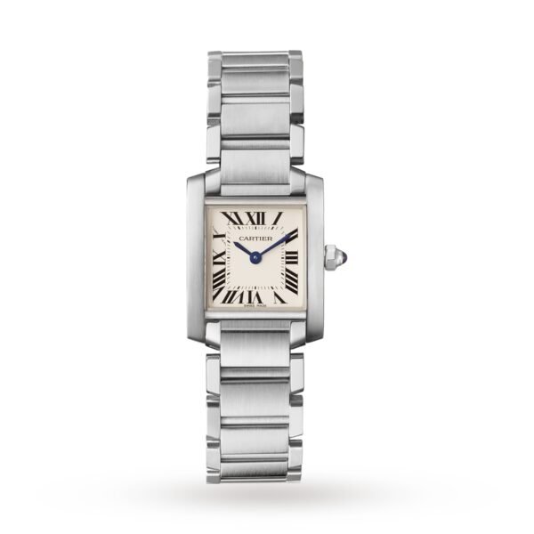 Cartier Tank Française Watch Small Model Quartz Steel W51008Q3