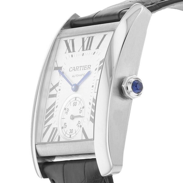 Cartier Tank MC Watch Large Model Automatic Steel Leather W5330003