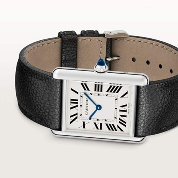 Cartier Tank Must Large model quartz movement steel leather WSTA0041