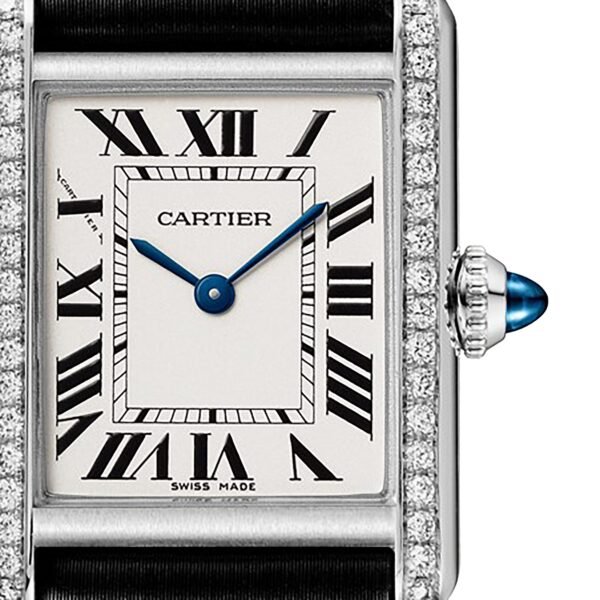 Cartier Tank Must watch small model quartz movement. Steel case W4TA0016
