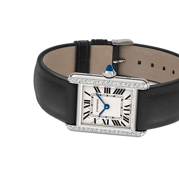 Cartier Tank Must watch small model quartz movement. Steel case W4TA0016