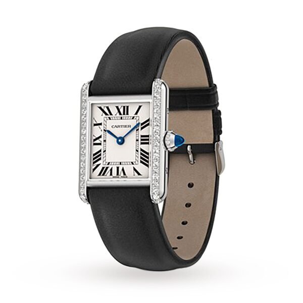 Cartier Tank Must watch small model quartz movement. Steel case W4TA0016