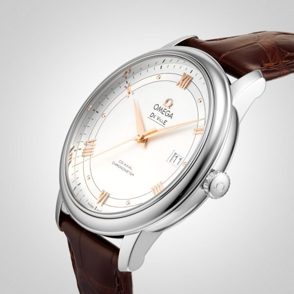 Omega De Ville Prestige Mens 39.5mm Automatic Co-Axial Watch O42413402002002