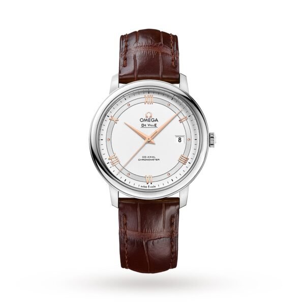 Omega De Ville Prestige Mens 39.5mm Automatic Co-Axial Watch O42413402002002
