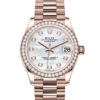 Rolex Datejust 31 Oyster 31 mm Everose gold and diamonds m278285rbr-0005