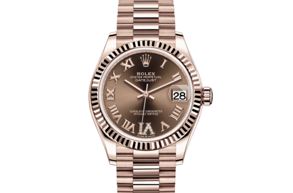 Rolex Datejust 31 Oyster 31 mm Everose gold m278275-0025