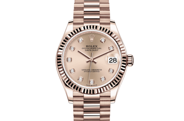 Rolex Datejust 31 Oyster 31 mm Everose gold m278275-0031