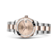 Rolex Datejust 31 Oyster 31 mm Oystersteel Everose gold and diamonds m278341rbr-0005