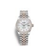 Rolex Datejust 31 Oyster 31 mm Oystersteel Everose gold and diamonds m278381rbr-0026
