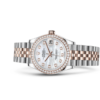 Rolex Datejust 31 Oyster 31 mm Oystersteel Everose gold and diamonds m278381rbr-0026