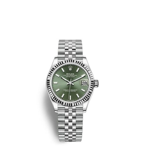 Rolex Datejust 31 Oyster 31 mm Oystersteel and white gold m278274-0018