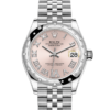Rolex Datejust 31 Oyster 31 mm Oystersteel white gold and diamonds m278344rbr-0026
