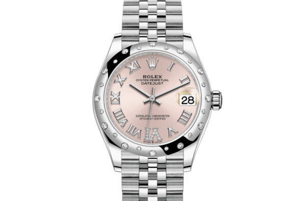 Rolex Datejust 31 Oyster 31 mm Oystersteel white gold and diamonds m278344rbr-0026
