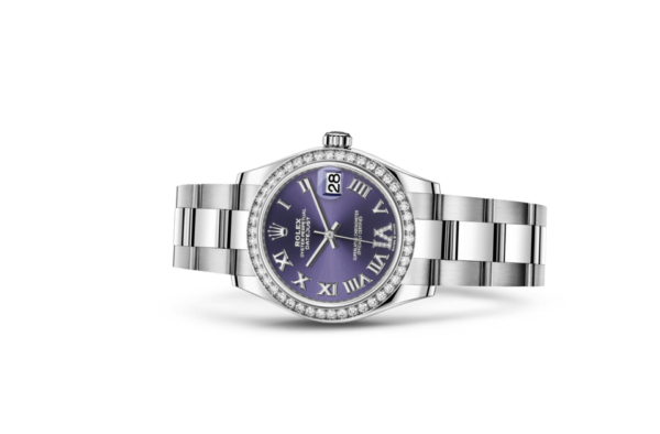 Rolex Datejust 31 Oyster 31 mm Oystersteel white gold and diamonds m278384rbr-0029