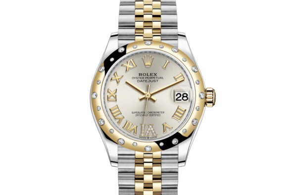Rolex Datejust 31 Oyster 31 mm Oystersteel yellow gold and diamonds m278343rbr-0004