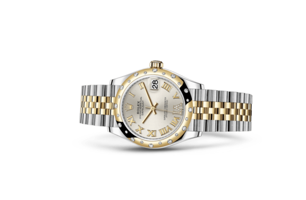 Rolex Datejust 31 Oyster 31 mm Oystersteel yellow gold and diamonds m278343rbr-0004